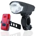 LED Fahrradlicht Set Fahrradbeleuchtung LUX Scheinwerfer Rücklicht Fahrradlampen