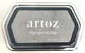 Artoz Stempelkissen in Silber Metallic – 110 x 68 x 18 mm – metallische Stempelkissen-Farbe zum Stempeln auf Papier, Karten für Einladungen, Grüße oder zur Hochzeit