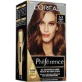 LOreal-Paris Haarfarbe ColorationPréférence Glänzende Farbe 5.3 Virginia/Helles Goldbraun 1 Stk. (9,99 € / 1 Stk.)