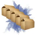 PROREGAL® Versandkarton 2-wellig mit Höhenriller LxBxH 1200x600x600mm Postversand (5 Stück), DHL Karton 120x60x60cm Kartonage mit Höhenriller