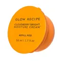 Glow Recipe Cloudberry Bright Face Cream Refill Pod - Ultra Moisturizing Korean Face Cream for Women with CoQ10, Multi Peptides & Vitamin C to Brighten, Repair Skin Barrier & Even Skin Tone (50ml)