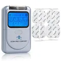 axion® STIM-PRO Comfort - TENS Gerät zur Schmerztherapie I Praktisches Reizstromgerät mit voreingestellten Programmen I Inklusive 4 5x5 cm Tens Elektroden Pads I Zertifiziertes Medizinprodukt nach MDR