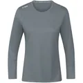 JAKO Sport-Langarmshirt Run 2.0 (100% Polyester, atmungsaktiv) grau Damen, Größe: 42