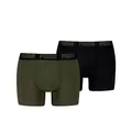 Puma Boxer Boxershorts Men Herren Everyday Unterhose Unterwäsche 8er Pack, Farbe:Forest Night Tonal, Bekleidungsgröße:L