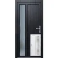 Panto Nebeneingangstür K511 DIN R innen weiß / außen anthrazit 98 x 198 cm