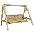 vidaXL Schaukelbank Imprägniertes Kiefernholz 205x150x157 cm