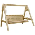 Schaukelbank Imprägniertes Kiefernholz 205x150x157 Cm - Vidaxl