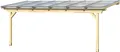 Skanholz Terrassendach Ancona, BxT: 648x400 cm, Bedachung Doppelstegplatten, Leimholz
