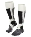 FALKE Damen SK1 Skisocken Skistrümpfe Comfort Skiing 16507 2 Paar, Farbe:Weiß, Größe:41-42, Artikel:-2040 offwhite