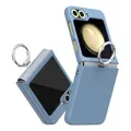 araree Aero Flex R Samsung Galaxy Z Flip 6 Hülle mit Scharnierschutz & Ring, Schutzhülle Slim Cover Schutzhülle (PC) mit Scharnierschutz (TPU), kompatibel mit Galaxy Z Flip 6 5G - Himmelblau