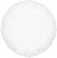 Folienballon rund weiß 45cm