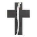 Fritz Cox® Steinkreuz, hochwertige Handarbeit, in Deutschland gefertigt, modernes Wandkreuz aus Stein (320094)