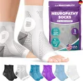 BraceAbility Neuropathy Socken mit peripherer Neuritis Kompression Diabetische