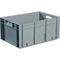 Tecwerk Transportbehälter L400xb300xh220mm Grau Pp Durchfassgr.seitenw.geschl.tecwerk
