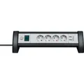 Brennenstuhl Premium-Office-Line Steckdosenleiste 4-fach, schwarz