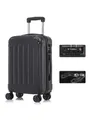 YONSLY Hartschalen-Trolley Premium Hartschalen-Reisekoffer Trolley Kabinenkoffer, 4 Rollen, TSA-Schloss, YKK-Reißverschluss, austauschbare Rollen & Griffe