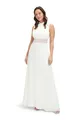 Vera Mont Damen Abendkleid rückenfrei Ivory White,38