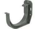 Marley Rinnenhalter Kunststoff halbrund Fenstergrau RAL 7040 NW 100 mm