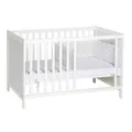 roba Babybett, (BxL): 66 cm x 121,5 cm, Holz, weiß - weiss