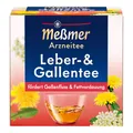 Meßmer Leber- & Gallentee | Fördert Gallenfluss & Fettverdauung | Arzneitee mit Pfefferminzblättern, Löwenzahn und Javanischer Gelbwurz | 9 Teebeutel
