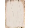 Sigel Briefpapier Motivpapier Wood Motiv DIN A4 90 g/qm 50 Blatt