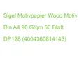 Sigel Motivpapier Wood Motiv Din A4 90 G/qm 50 Blatt DP128 (4004360814143)