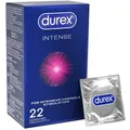 Intense – 22 Kondome mit Rippen, Noppen und Wärme-Effekt (22 Kondome) 22 St