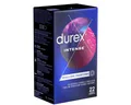durex Kondome Intense Packung mit, 22 St., stimulierende Markenkondome für einen gemeinsamen Höhepunkt