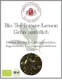 Bio Tee Ingwer-Lemon Grün natürlich 1 kg Sencha