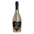 Scavi & Ray Prosecco Spumante Glitzerflasche mit Strasssteinen veredelt und Schriftzug "Just Married" - Das perfekte Hochzeitsgeschenk (1 x 0.75 l)