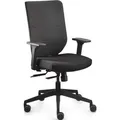 Trend Office - Bürodrehstuhl Comfort Armlehnen,verst.schwarz 410-520mm,tragf.110kg Synchront.