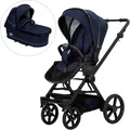 Hartan Kombi-Kinderwagen Ivy GTR Outdoor mit Falttasche, Made in Germany blau