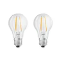 Osram 2er Pack LED BASE CLASSIC A 60 7W = 60W E27 Glühbirne 806lm 2700K Warmweiß