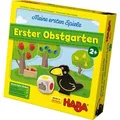 Haba Lernspiel Meine ersten Spiel Erster Obstgarten, Mehrfarbig, Holz, Naturmaterialien, Karton, Buche, massiv, 22.5x7.3x22.4 cm, Made in Germany, Spielzeug, Kinderspielzeug, Kinderspiele