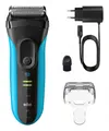 Braun Series 3 3040s Folienschaber Trimmer Schwarz, Blau