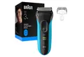 Braun Elektrorasierer Series 3+ 3040s, 3 flexible Klingen, effizienter MicroComb Mitteltrimmer