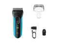 BRAUN 3040 (2025) Rasierer Series 3 Schwarz/Blau (MicroComb-Technologie)