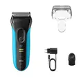 BRAUN 3040 (2025) Rasierer Series 3 Schwarz/Blau (MicroComb-Technologie)
