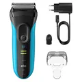 BRAUN 3040 (2025) Rasierer Series 3 Schwarz/Blau (MicroComb-Technologie)