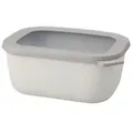 Mepal Frischhaltedose cirqula rechteckig, 1500 ml 106257032500 , Farbe: weiß, Nordic white