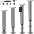 Höhenverstellbare Möbelfüße 4er Set 20-37 cm Eignet sich für Betten und Tische