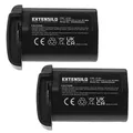 EXTENSILO 2x Akku kompatibel mit Canon EOS 1D X, 1Ds Mark III, 1D Mark III, 1D Mark IV, 1D X Mark 2 Kamera (2600 mAh, 11,1 V, Li-Ion)