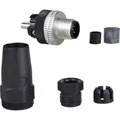 Telemecanique XZCC12MDM50B Sensor-/Aktor-Steckverbinder  Stecker, gerade  Pol...