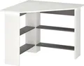 Vicco Eckschreibtisch Arion, 90 x 90 cm, Weiß/Anthrazit