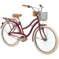 Huffy Cruiser-Bike "Marker", 26 Zoll, Dark Berry - rot