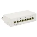 CAT.5e 8-Port Patchpanel LSA Leiste Patchfeld