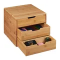 Schreibtisch organizer Ablagebox mit Schubladen Schubladenablage 3 Fächer