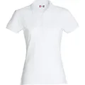 Clique Poloshirt Basic Polo Damen NEU, Wähle Deine Größe:S, Wähle Deine Farbe:weiß