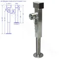 Stützfuß für Anhänger Ausdrehstütze Schwenkstütze Heckstütze 1300kg 1,3t