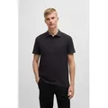 BOSS ORANGE Poloshirt Prime mit Polokragen schwarz XL (52)